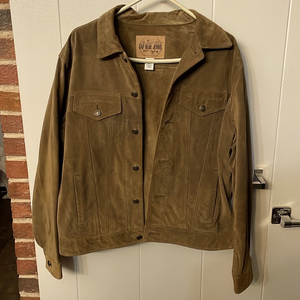 GAP Suede Jacket Size M